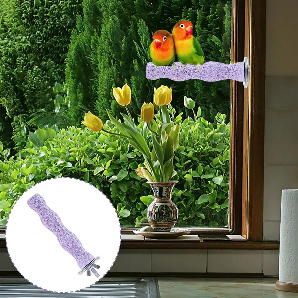 Pet Paw Grinding Stick Bird Parakeet Parrot Toy Bird Grinding Supplies Pet Toy Toys Grinding Gr Q8I7