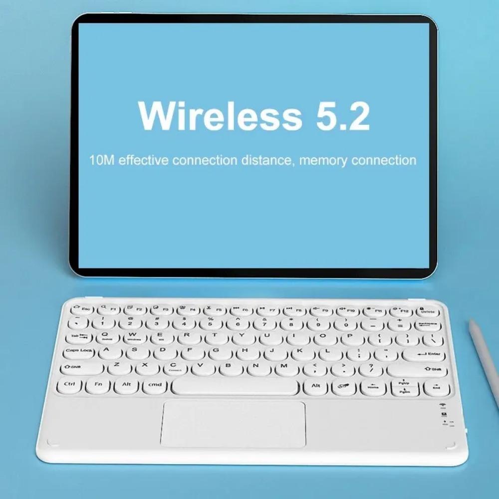 Тачпад Bluetooth-клавиатура Трекпад Беспроводная Bluetooth-клавиатура для iPad IOS 78 клавиш Телефоны Ноутбуки Mac, тонкая беспроводная клавиатура