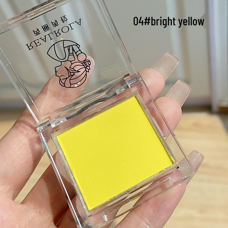 Vibrant Matte Eyeshadow - Pigmented Yellow, Blue, Red