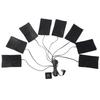 USB Нагревательная Подушечка для Одежды с 3 Режимами Регулируемой Температуры, Питание от USB, 8 в 1, Нагревательная Подушка, Вставка в Куртку для Холодной Зимы