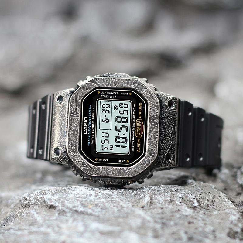Casio Унисекс Черные часы серии G-SQUAD DW-5600UE-1(Watch4--)