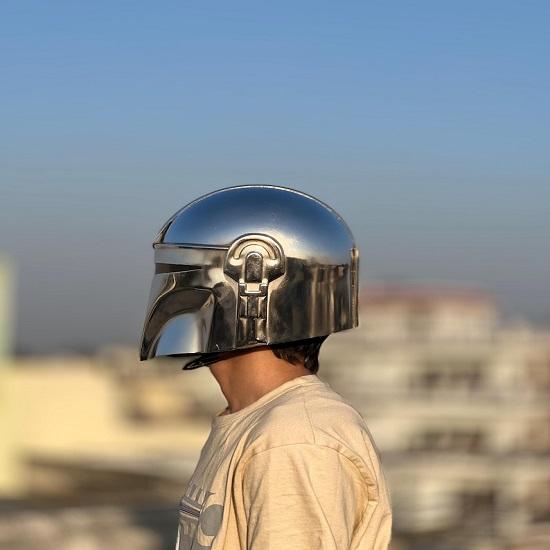 Шлем Мандалорца Шлем Броня Мандо Косплей Средневекового Рыцаря Дин Шлем Мандалорца Идеальный Подарок для Поклонников Звездных Войн