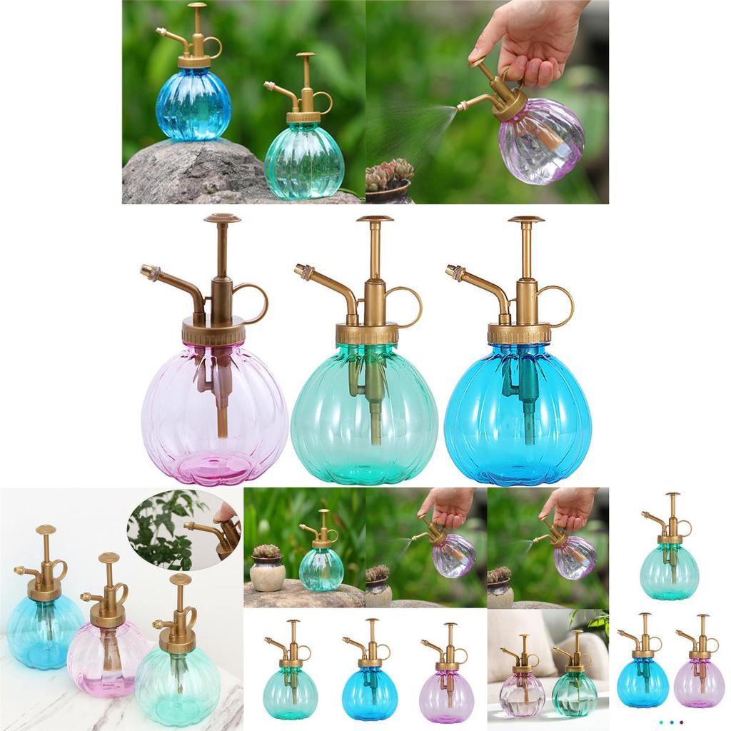 Антикварная лейка в форме тыквы, садовый инструмент с дизайном бутылки для тонкого распыления