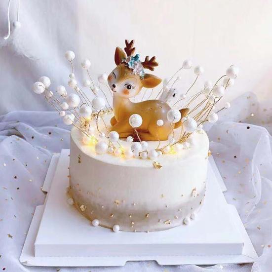 Украшения из смолы, хорошие повседневные мини-украшения с оленями, украшения статуи из смолы, украшения с оленями для свадьбы