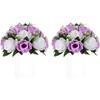 Simulation Flower Wedding Series Guide Ornament Dining Table Fake Flower Living Room Hotel Turntable Middle Desktop Decoration Flower