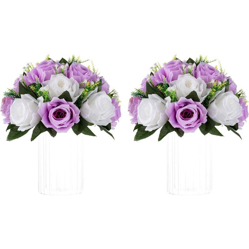 Simulation Flower Wedding Series Guide Ornament Dining Table Fake Flower Living Room Hotel Turntable Middle Desktop Decoration Flower