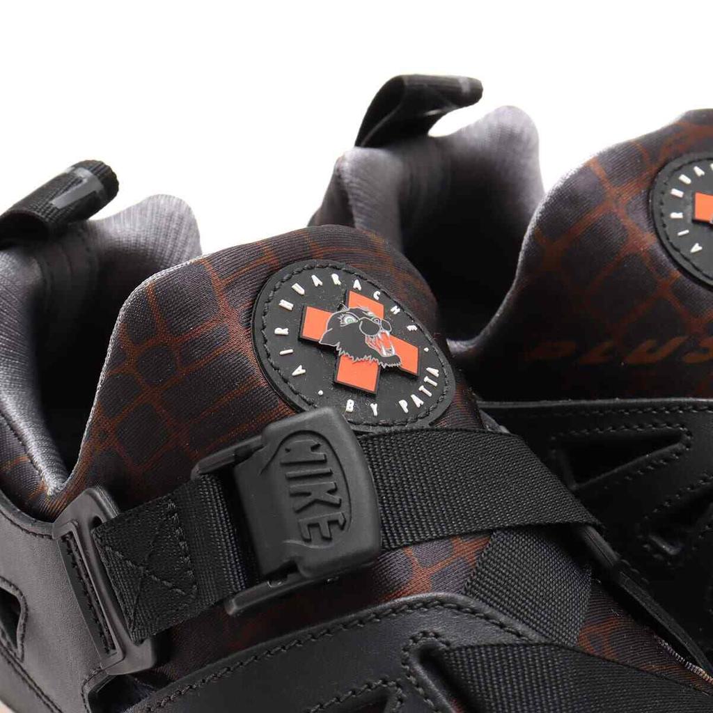 FJ4201-001 Patta Nike Air Huarache 20Y24 Черный и Прохладный Серый (Мужской)