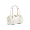 Charles & Keith Solid Color Boston Bag With Pendant Women Handbag Cream CK2-30671730