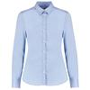 Womens/Ladies Oxford Stretch Tailored Long-Sleeved Shirt