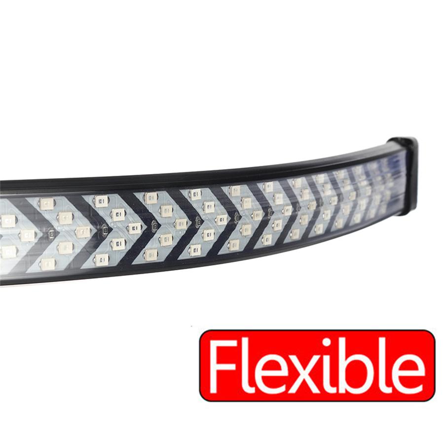 40-дюймовая красная желтая светодиодная лента для задней двери грузовика 4-функциональная со сканирующим режимом, режимом вождения, торможения и динамичным указателем поворота для Jeep, пикапа, внедорожника, Dodge