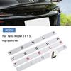 Tesla Emblem Letters Car Trunk Badge Rear Letter Label Electroplated For Tesla MODEL 3 MODEL S X Modified accessories