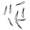 15PCS Carp Fishing Accessories Link Lock Swivels Carp Fishing Swivel Rings 360° Rotation‘s Carp Fishing Casters Swivels For Carp