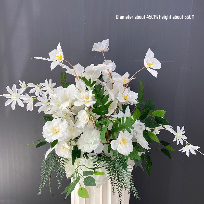 Искусственный Цветочный Декор для Свадебного Места Проведения: для Дорожки, Сцены и Банкетного Зала