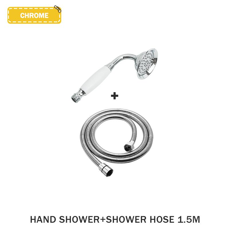 Нержавеющая сталь роскошная античная бронзовая ручная душевая лейка с держателем для душа 1,5 м шланг аксессуары для ванной комнаты душевая лейка