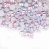 3mm-8mm Colorful Half Round Flatback Pearl Beads for DIY Jewelry Making Accessories