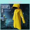 Vibrant Yellow Little Nightmares 2 Six Cosplay Costume With Waterproof Raincoat