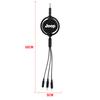 1Pcs Car Mounted Telescopic Three In One Mobile Phone Charger For Jeep Grand Cherokee WJ WK WK2 Wrangler TJ JK 2 4 Puertas
