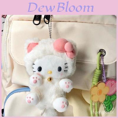 Милый плюшевый брелок в виде куклы Hello Kitty, подвеска для сумки для девочек