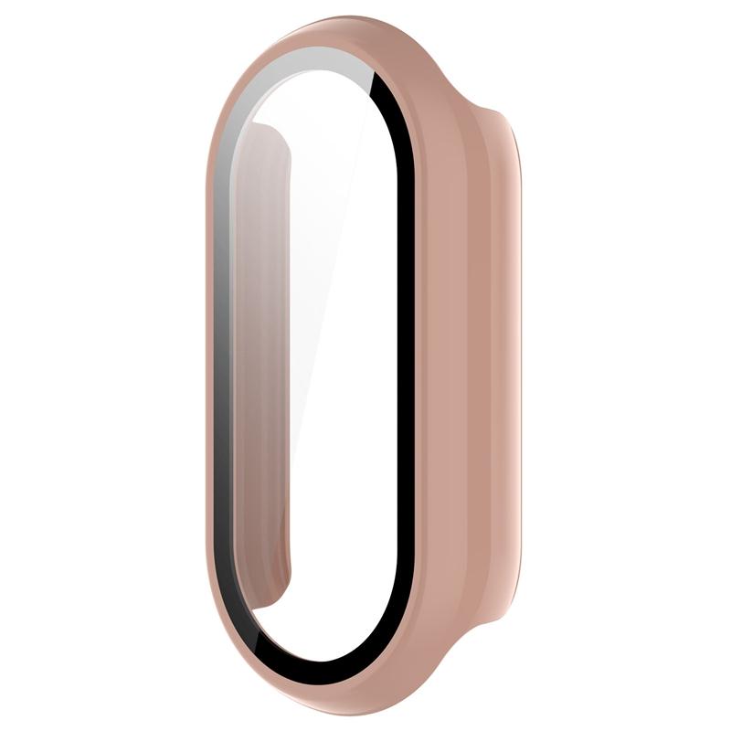 PC Case+Glass for Xiaomi Mi Band 10 Anti-scratch Protective Cover All-around Screen Protector Bumper for Mi Band 9 Ceramic 8 Cover Shell