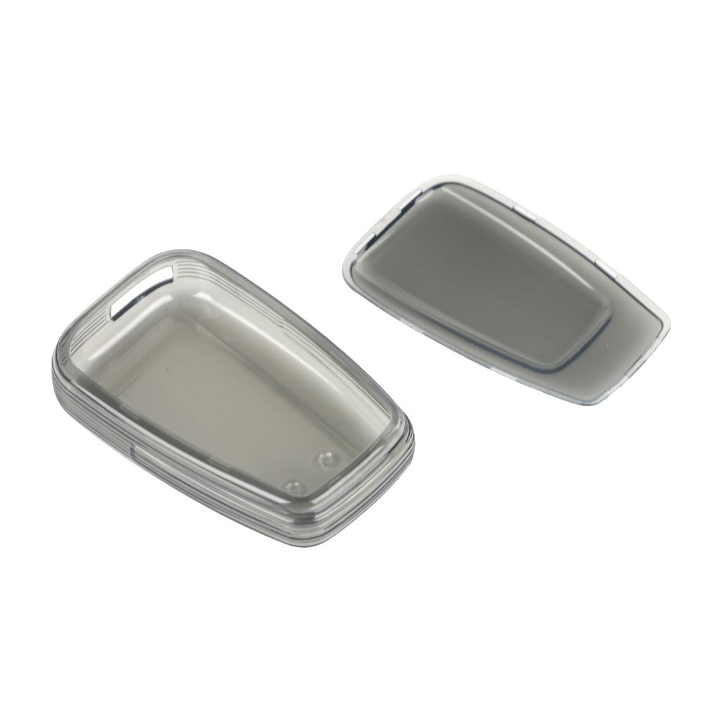 1Pcs Black Transparent Key Fob Case Cover For To1yota Highlander RAV4 Camry Corolla 2018-2023