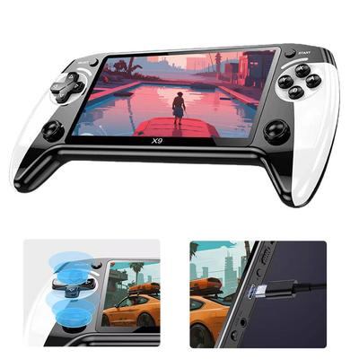 Для портативной игровой консоли X9 5,5-дюймовый HD-экран 480*854 Четкое разрешение Литиевая батарея 1500 мАч Ретро-игра Портативный игровой плеер