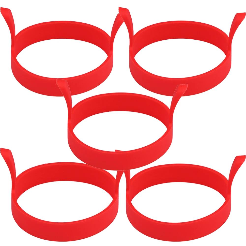 8X силиконовые кольца для жареных яиц, антипригарные кольца для блинов, термостойкие многофункциональные портативные креативные инструменты для приготовления пищи своими руками