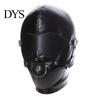 Adjustable Face Mask Faux Leather Bondage Mask, Mouth Hood for Couples, Adult Interaction Gear Cosplay Headgear Role Play & Party Lightweight