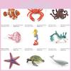 Marine Animal Pvc Model Set With Realistic Sea Creatures For Aquarium Decor