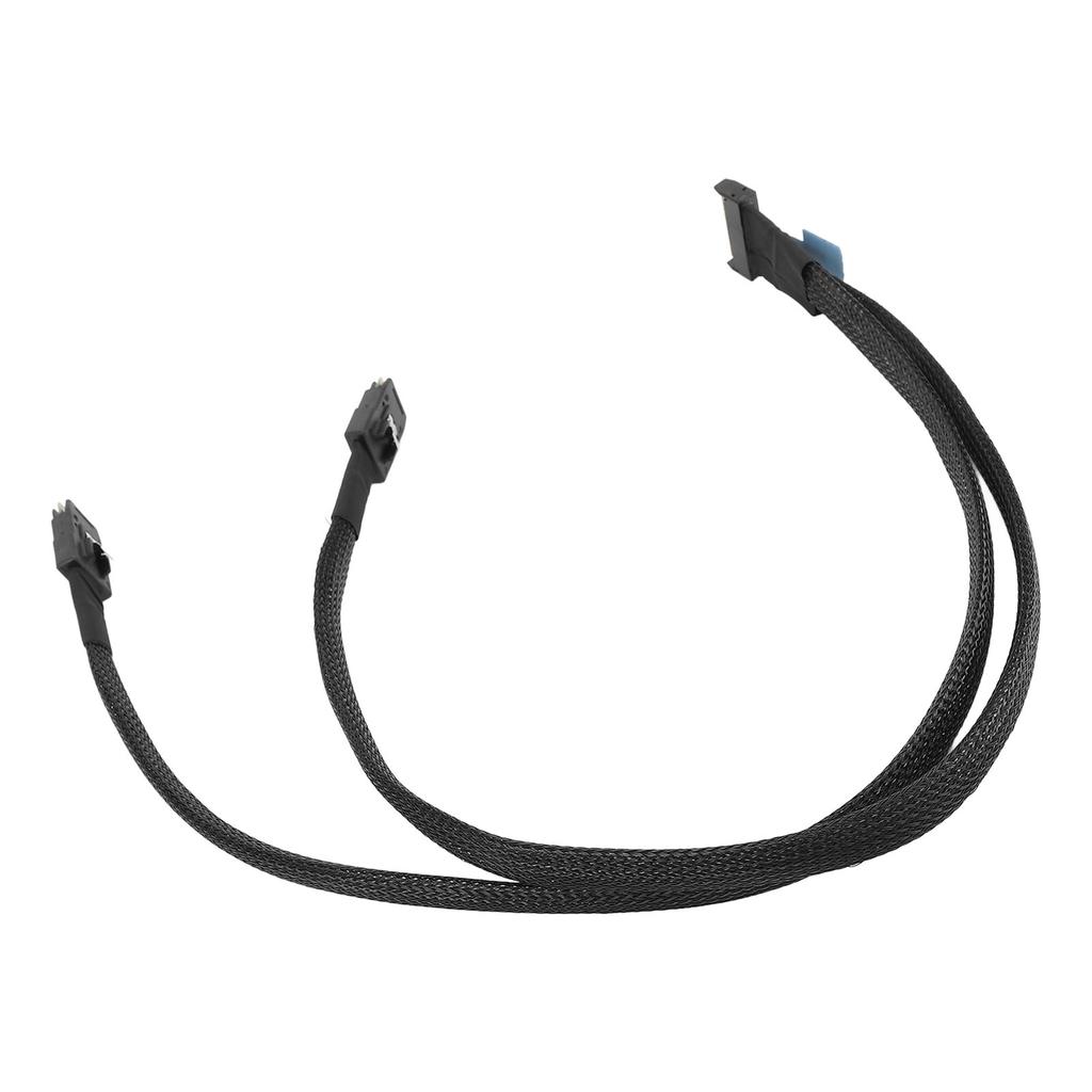 Кабель MCIO 8i на 2xSFF‑8087 PCIe 5.0 32 ГТ/с Высокоскоростной кабель-адаптер для серверных центров обработки данных 50 см