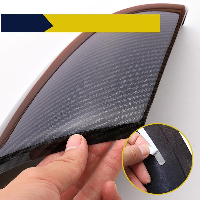 Для Hyundai Tucson 2015-2019 аксессуары из углеродного волокна стиль боковые чехлы для зеркал заднего вида крышки защитный чехол украшение