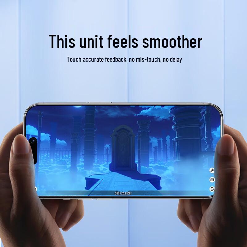 Mr. Blue Gorilla Tempered Glass Screen Protector for iPhone 16 Pro