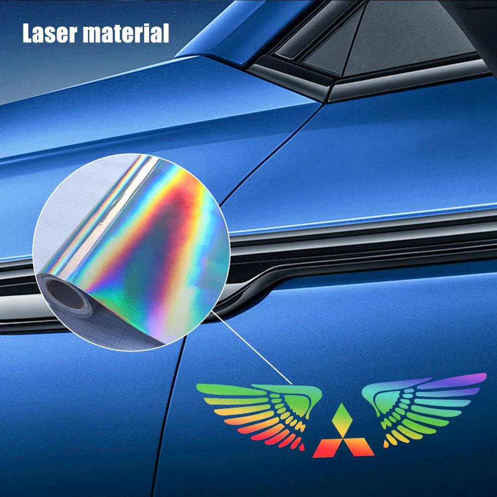 Universal Reflective Exterior Wing Vinyl Decal Car Accessories for Mitsubishi Lancer EX Pajero Mirage Galant Ralliart