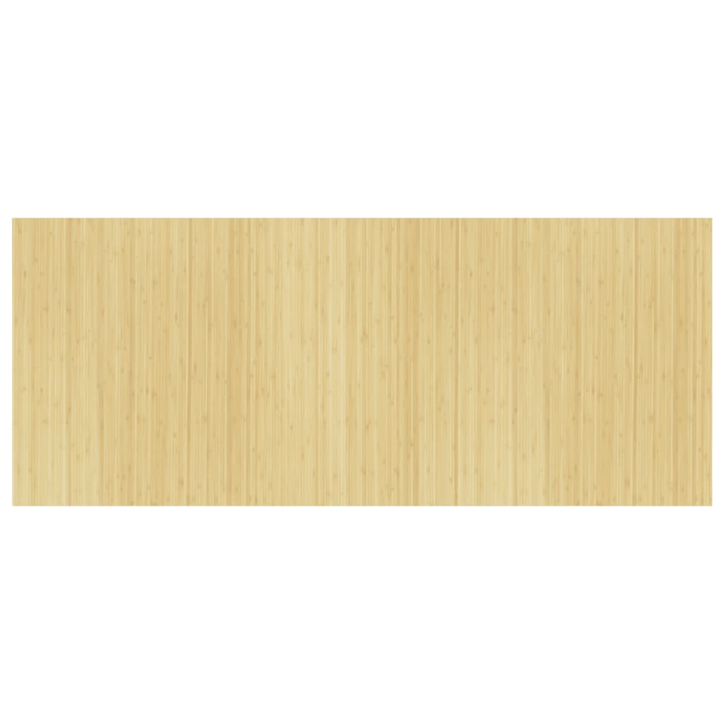 Bamboo Room Divider Light Natural Color Width 400 cm Height 165 cm Beige