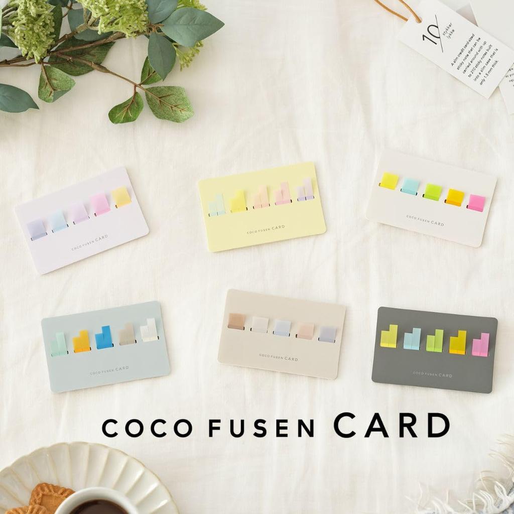 Kanmido Coco Fusen Карточки-стикеры, Стандартный цвет M, CFC-1003
