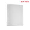New Plastic Shell Stationery Refillable Ring Binder Notepad Cover File Folder Notebook Shell