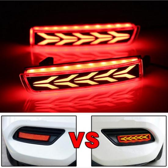 Rear Bumper Fog light decoration lamp led brake for Nissan Sentra 2013-