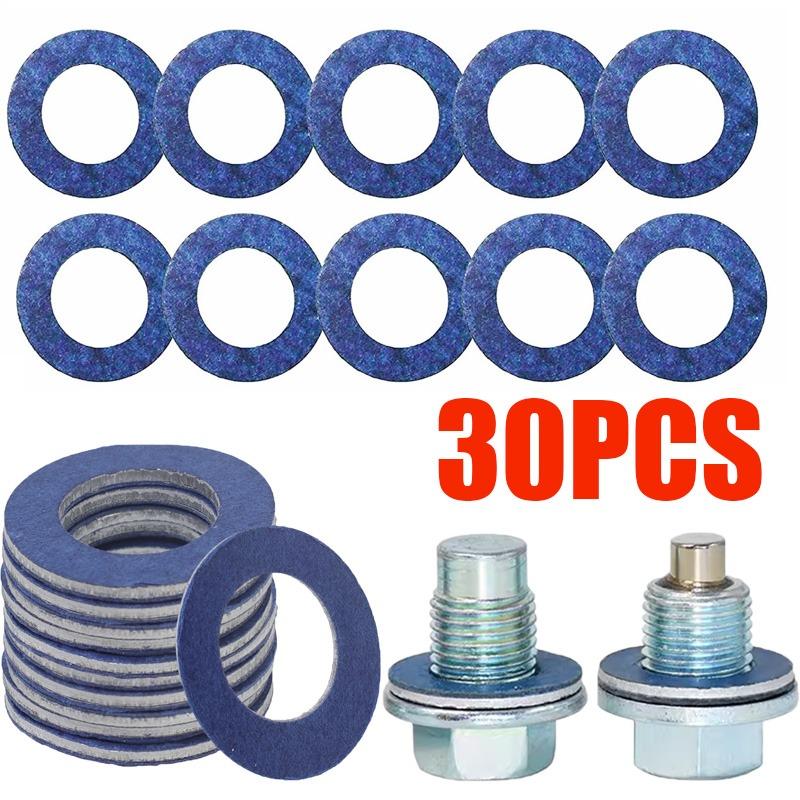 Threaded Oil Drain Pan Plug Gasket Assembly Kit For Toyota Aluminum Accessories Sealing Gasket Engine Parts Automotive Parts