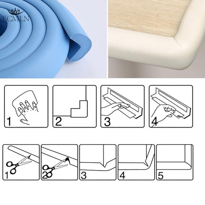 23/35 мм в ширину детская мебель для безопасности стены угловая подушка кромка пенопластовая полоса защитная защита 2 м длиной