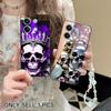 Silver Skull Matte TPU Mobile Phone Case for POCO M7 M6 M5 M4 M3 X7 X6 X5 X4 X3 Pro GT 5G Colorful Printing Cover