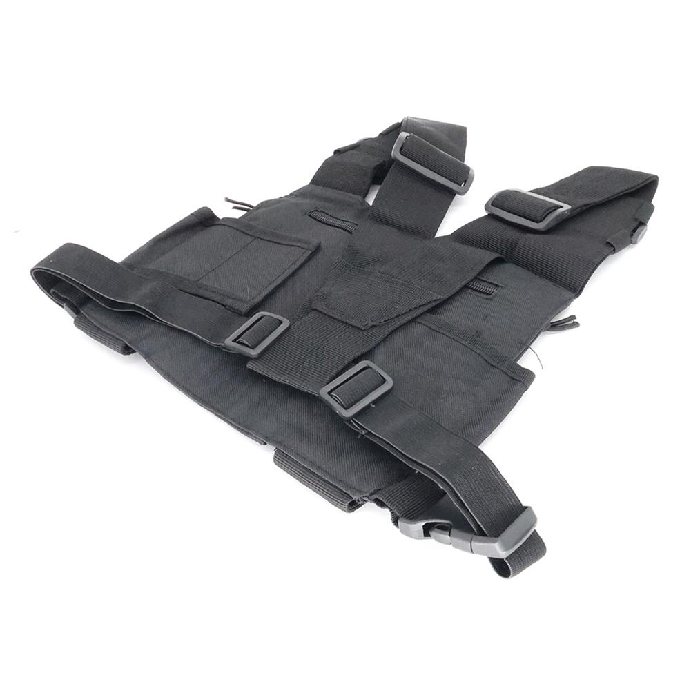 Радиосвязь нагрудная передняя сумка регулируемый ремень жилет снаряжение сумка легкая для Baofeng UV-5R UV-82/BF-888S TYT/Motorola ICOM