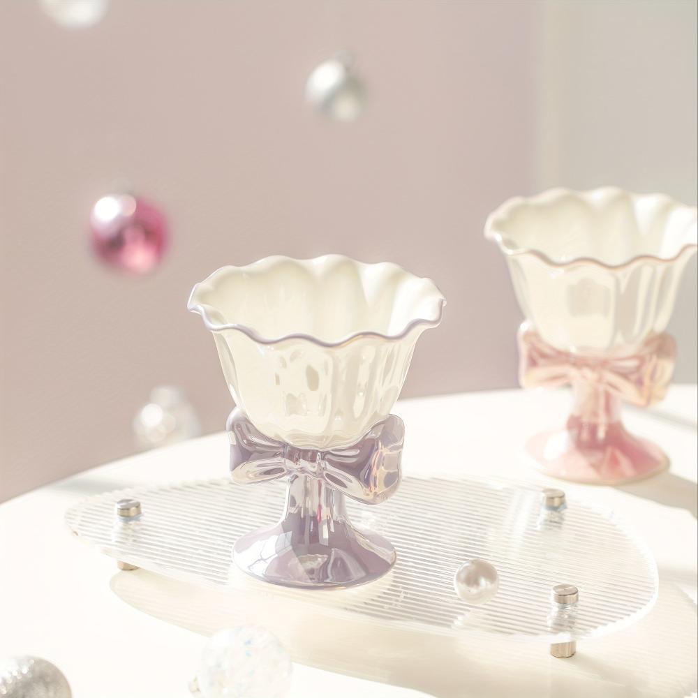 1 шт. 180 мл японская керамическая чашка для десерта с бантом, кофейные кружки, подарок на выпускной день рождения, нежная летняя и зимняя чашка для воды, стакан