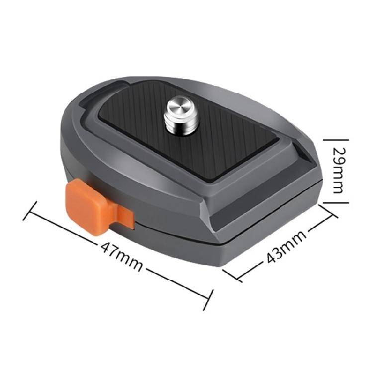 Площадка для быстрой смены камеры Многоцелевая монтажная система Скольжение Универсальная совместимость Конструкция из АБС-пластика