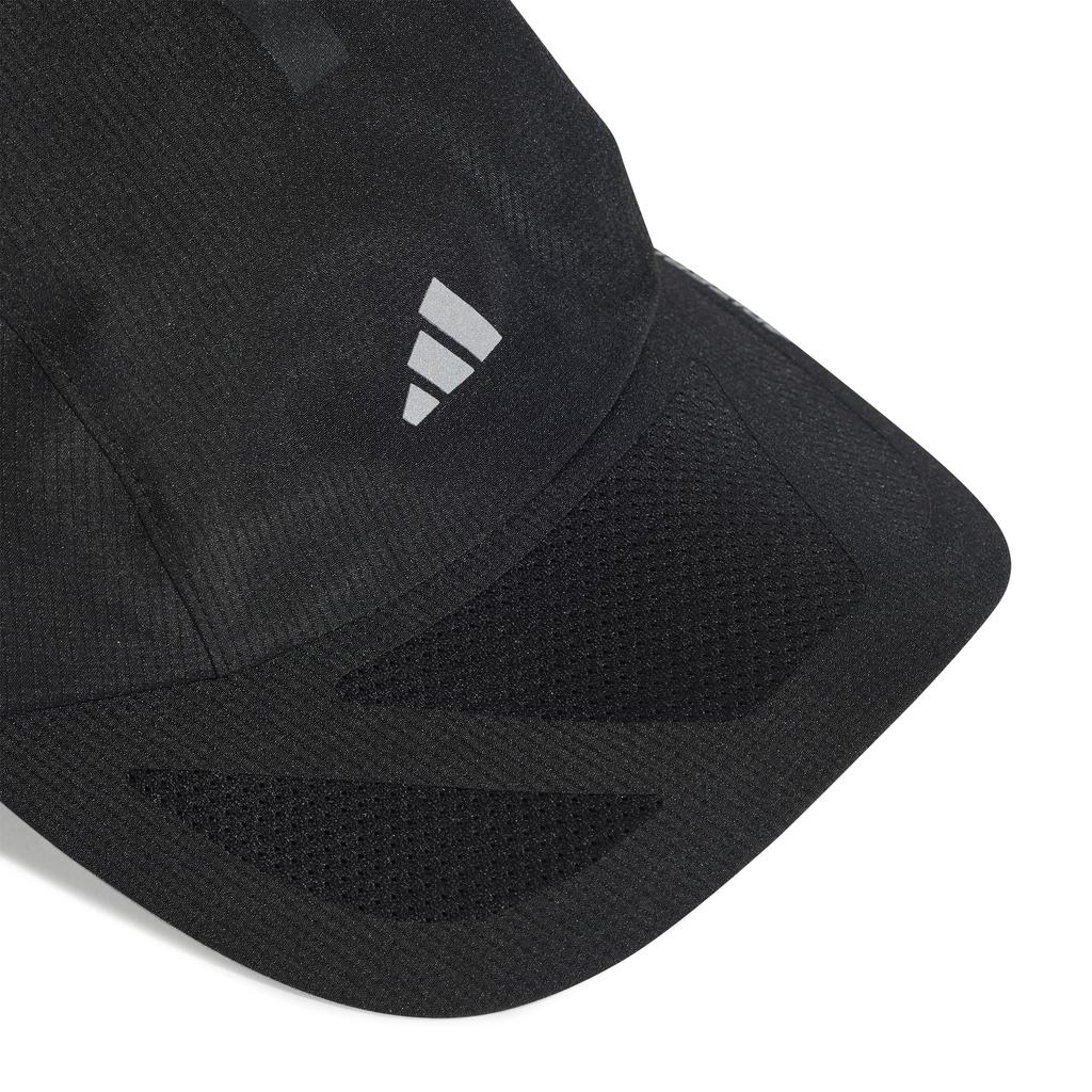 Кепка Running x Adizero Lightweight Clima Cool Cap KST09 Silver OSFW [Adidas] Мужская черная/светоотражающая (JD1160)