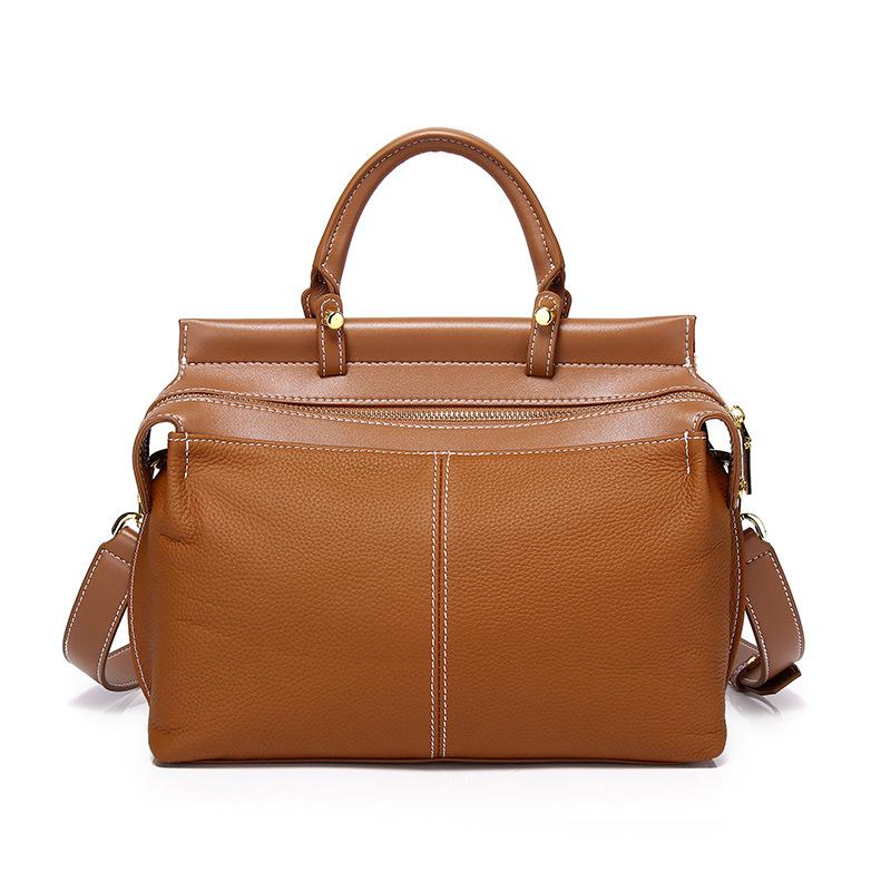 Женская сумка-тоут на одно плечо с косым плетением The First Layer Of Cowhide, простая кожа, для автомобилей высокого класса, белая линия, портативная женская сумка