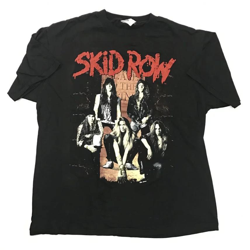Винтажная футболка с участниками группы Skid Row 1991 года, унисекс, размеры S-5XL, AR617, унисекс