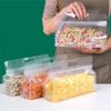 Reusable Food Bag Freezer Stand Up Food Storage Bag Silicone Bag Leakproof Top Kitchen Organizer Fresh Shut Bags