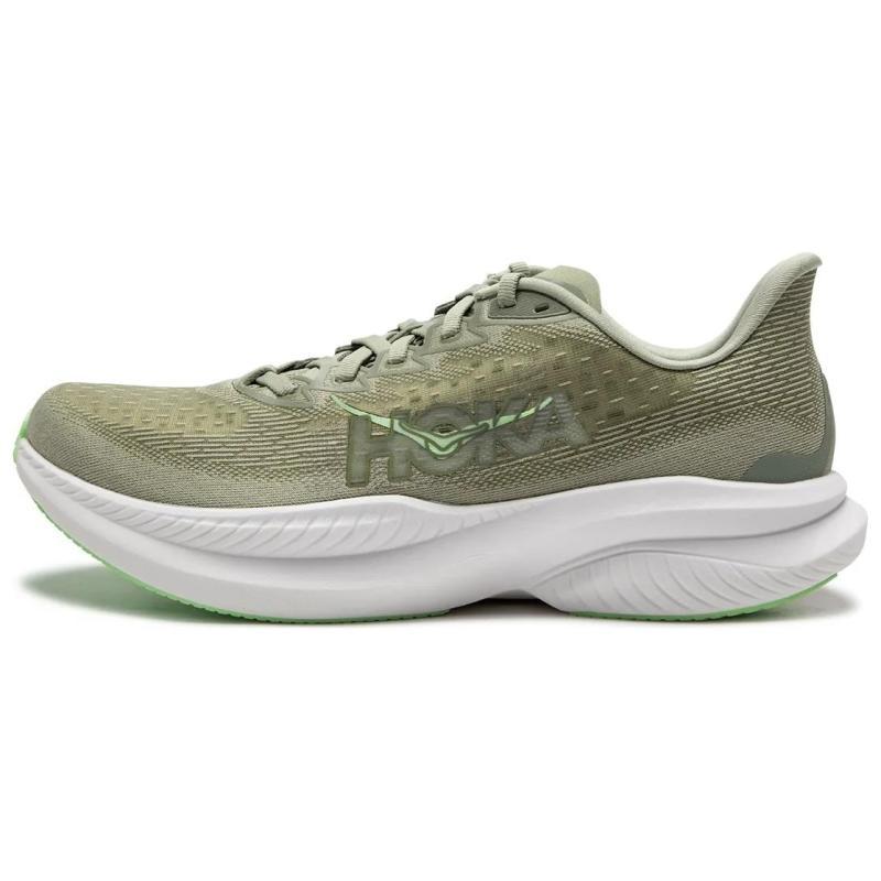 HOKA One One MACH 6 Устойчивые к истиранию Низкие Тренировочные Беговые Кроссовки Мужские Циановые Кроссовки 1147790-FRT