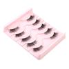 Cross-Border Cat-Eye Clear Band False Eyelashes - Natural, Dense, Half-Length with Extended Eye Tail