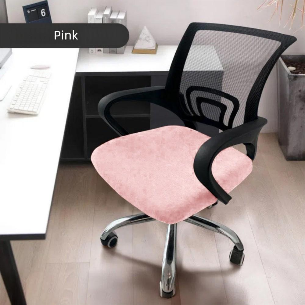 Washable Office Chair Cover Velvet Dust Cover Universal Rotating Chair Seat Cover Home Office