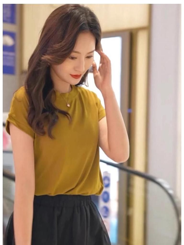 Новый шикарный топ с рукавами «летучая мышь» в корейском стиле